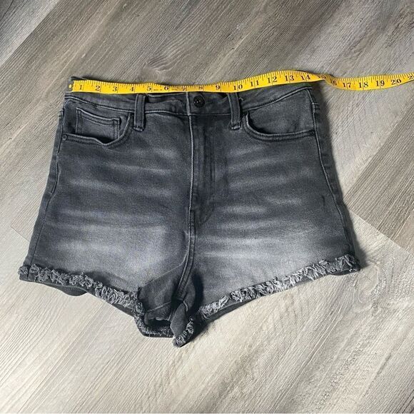 Kendall & Kylie The Drifter High Rise Shorts Black 29 - Picture 7 of 10